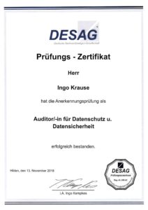 Urkunde Auditor pdf